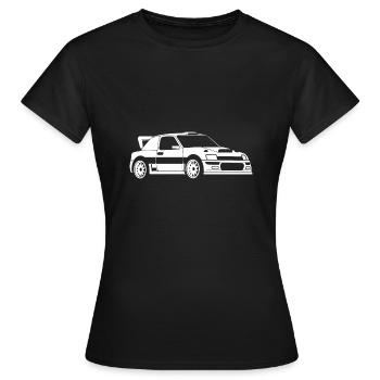 Rallye-Fahrzeug - Frauen T-Shirt - Schwarz - Vorne - AI Model Female 172 dark (172cm)
