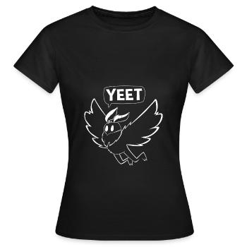 Papillon de nuit - T-shirt Femme - noir - Devant - AI Model Female 172 dark (172cm)