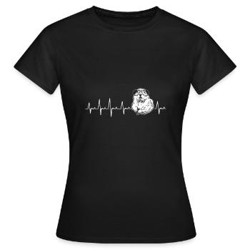 Chien de prairie - T-shirt Femme - noir - Devant - AI Model Female 172 dark (172cm)