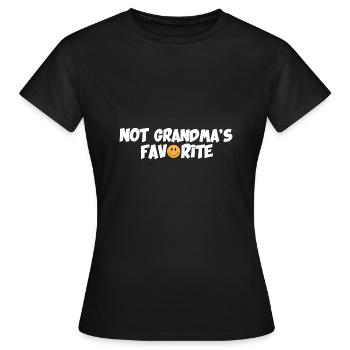 Pas le petit-enfant préféré de grand-père petit-enfant - T-shirt Femme - noir - Devant - AI Model Female 172 dark (172cm)