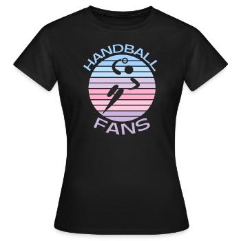 Handball Fans - T-shirt Femme - noir - Devant - AI Model Female 172 dark (172cm)