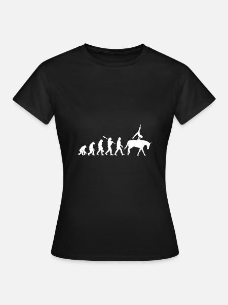 Voûte équestre Evolution Équitation - T-shirt Femme - noir