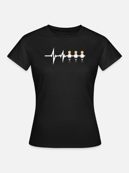 Idée cadeau baby-foot conception de baby-foot - T-shirt Femme - noir