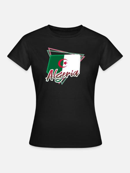 Algerien - Frauen T-Shirt - Schwarz