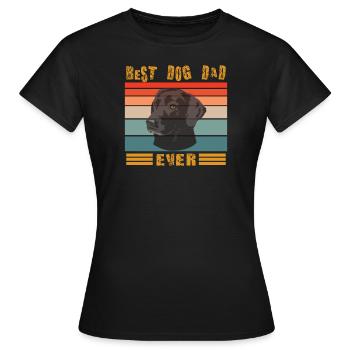 Dog design for pet lovers - Women's T-Shirt - black - Front - AI Model Female 172 dark (172cm)