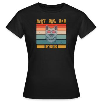 Dog design for pet lovers - Women's T-Shirt - black - Front - AI Model Female 172 dark (172cm)
