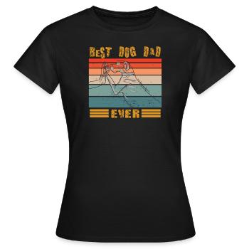 Dog design for pet lovers - Women's T-Shirt - black - Front - AI Model Female 172 dark (172cm)