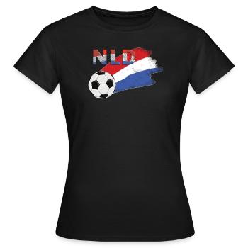 Flag Holland - Women's T-Shirt - black - Front - AI Model Female 172 dark (172cm)