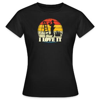 Artisans d’idées cadeaux DIY - T-shirt Femme - noir - Devant - AI Model Female 172 dark (172cm)