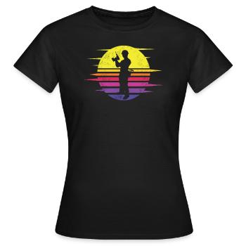 Artisans d’idées cadeaux DIY - T-shirt Femme - noir - Devant - AI Model Female 172 dark (172cm)