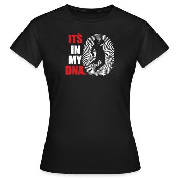 Fußballzubehör Geschenkidee Fußballfan - Frauen T-Shirt - Schwarz - Vorne - AI Model Female 172 dark (172cm)