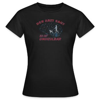 Hundezubehör Pudel Hundebesitzer - Frauen T-Shirt - Schwarz - Vorne - AI Model Female 172 dark (172cm)