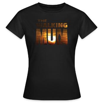 Chien teckel Propriétaire de chien Gechenkidee - T-shirt Femme - noir - Devant - AI Model Female 172 dark (172cm)