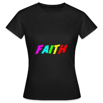Foi - T-shirt Femme - noir - Devant - AI Model Female 172 dark (172cm)