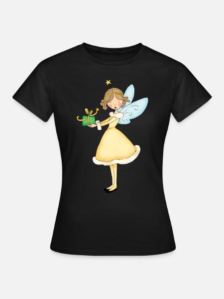Christmas Fairy - Frauen T-Shirt - Schwarz