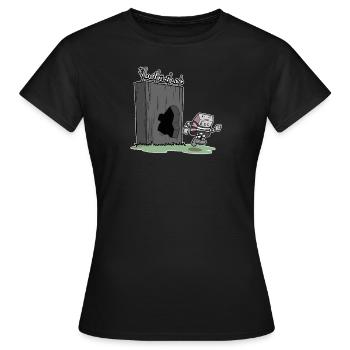 Escape Key Escape - The Escape Key Admin IT Nerd - Women's T-Shirt - black - Front - AI Model Female 172 dark (172cm)