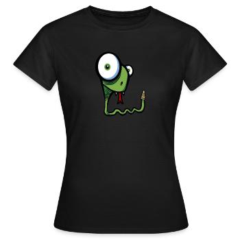 serpent - T-shirt Femme - noir - Devant - AI Model Female 172 dark (172cm)