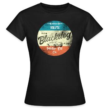 Blackdog Motor Oil - Frauen T-Shirt - Schwarz - Vorne - AI Model Female 172 dark (172cm)