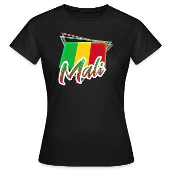 Mali - Frauen T-Shirt - Schwarz - Vorne - AI Model Female 172 dark (172cm)