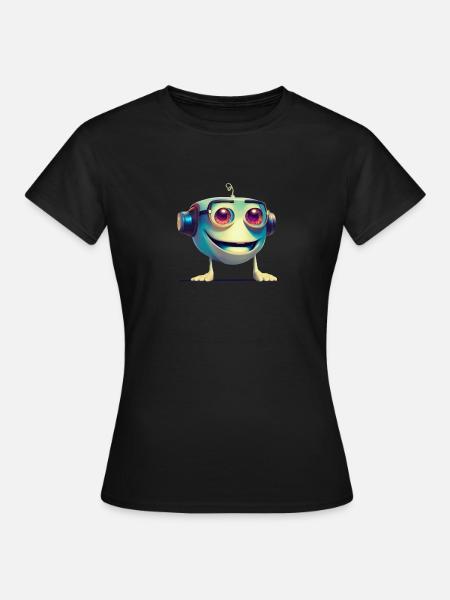 Bonnes vibrations Personnage Monstre - T-shirt Femme - noir