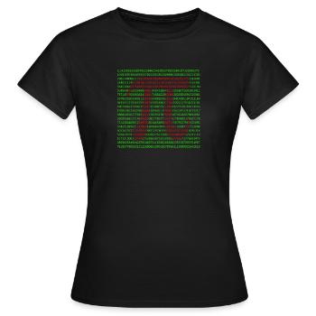 Pi HD - Frauen T-Shirt - Schwarz - Vorne - AI Model Female 172 dark (172cm)