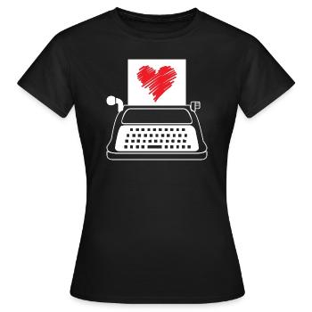 Poète Poésie Poète Poésie I Don - T-shirt Femme - noir - Devant - AI Model Female 172 dark (172cm)