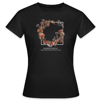 Indépendant - T-shirt Femme - noir - Devant - AI Model Female 172 dark (172cm)
