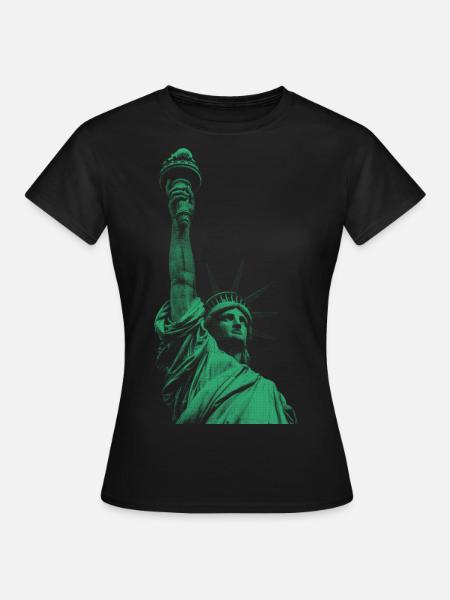 Statue de la Liberté - T-shirt Femme - noir