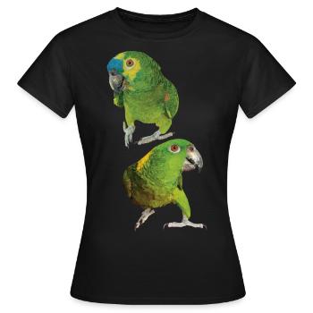 Amazonas - Frauen T-Shirt - Schwarz - Vorne - AI Model Female 172 dark (172cm)
