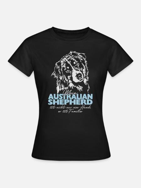 Australian Shepherd Familie Wilsigns - Frauen T-Shirt - Schwarz