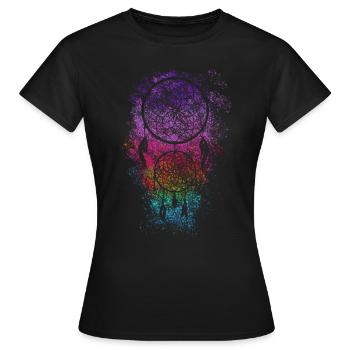 Attrape rêve - T-shirt Femme - noir - Devant - AI Model Female 172 dark (172cm)