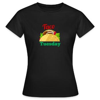 Taco Dienstag - Frauen T-Shirt - Schwarz - Vorne - AI Model Female 172 dark (172cm)