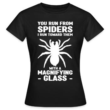 Insekten - Frauen T-Shirt - Schwarz - Vorne - AI Model Female 172 dark (172cm)