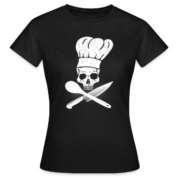 Cuisinier cuisinier cuisinier cuisinier de cadeaux - T-shirt Femme - noir - Devant - AI Model Female 172 dark (172cm)