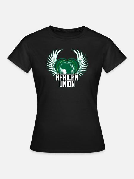 Afrikanische Union - Frauen T-Shirt - Schwarz