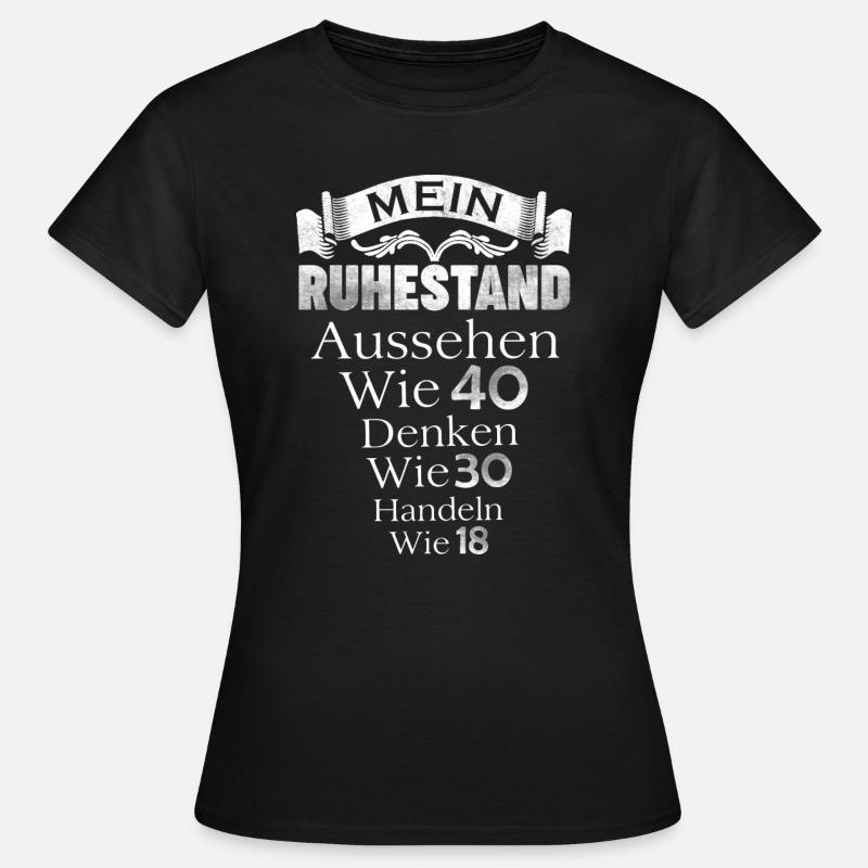 retirement - Women's T-Shirt - black