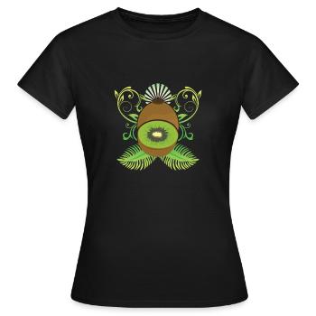 Kiwi - T-shirt Femme - noir - Devant - AI Model Female 172 dark (172cm)