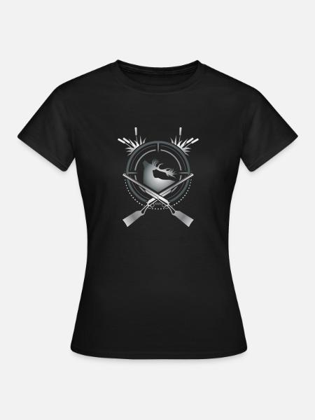 Rotwild Jäger - Frauen T-Shirt - Schwarz