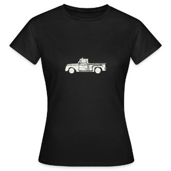 Pick-up - T-shirt Femme - noir - Devant - AI Model Female 172 dark (172cm)