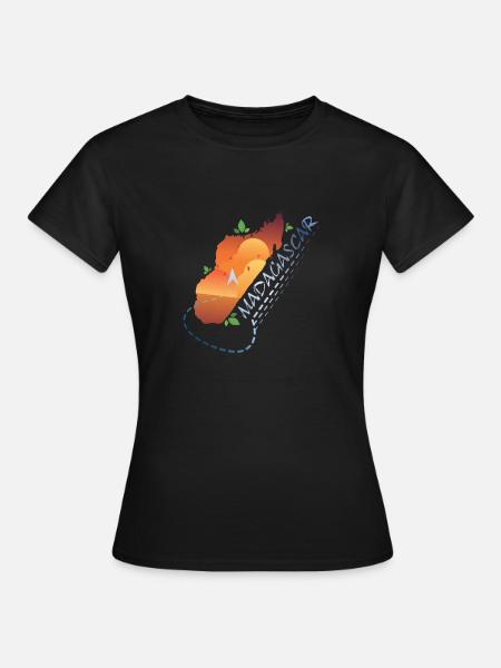 Madagascar - T-shirt Femme - noir