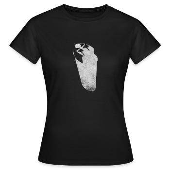 Feuerzeug - Frauen T-Shirt - Schwarz - Vorne - AI Model Female 172 dark (172cm)