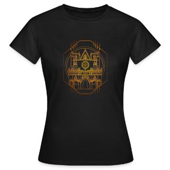 Lyon - Frauen T-Shirt - Schwarz - Vorne - AI Model Female 172 dark (172cm)