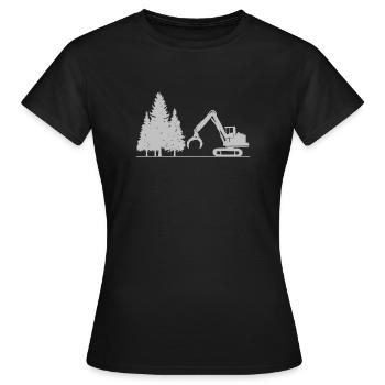 Harvester - Women's T-Shirt - black - Front - AI Model Female 172 dark (172cm)