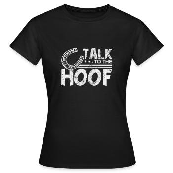 Sabot - T-shirt Femme - noir - Devant - AI Model Female 172 dark (172cm)