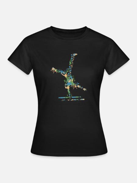 Calisthenics - Frauen T-Shirt - Schwarz