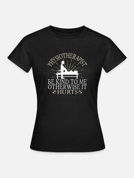 Physiotherapeut - Frauen T-Shirt - Schwarz