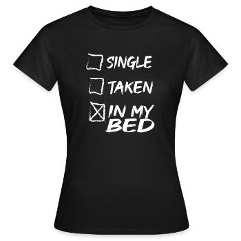Dormir - T-shirt Femme - noir - Devant - AI Model Female 172 dark (172cm)