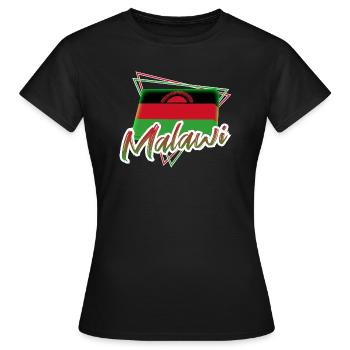 Malawi - Women's T-Shirt - black - Front - AI Model Female 172 dark (172cm)