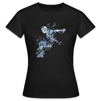 Splash Freerunning Parkour - T-shirt Femme - noir - Devant - AI Model Female 172 dark (172cm)