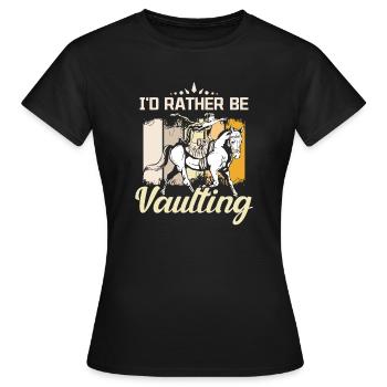 Je préfère voûter - T-shirt Femme - noir - Devant - AI Model Female 172 dark (172cm)